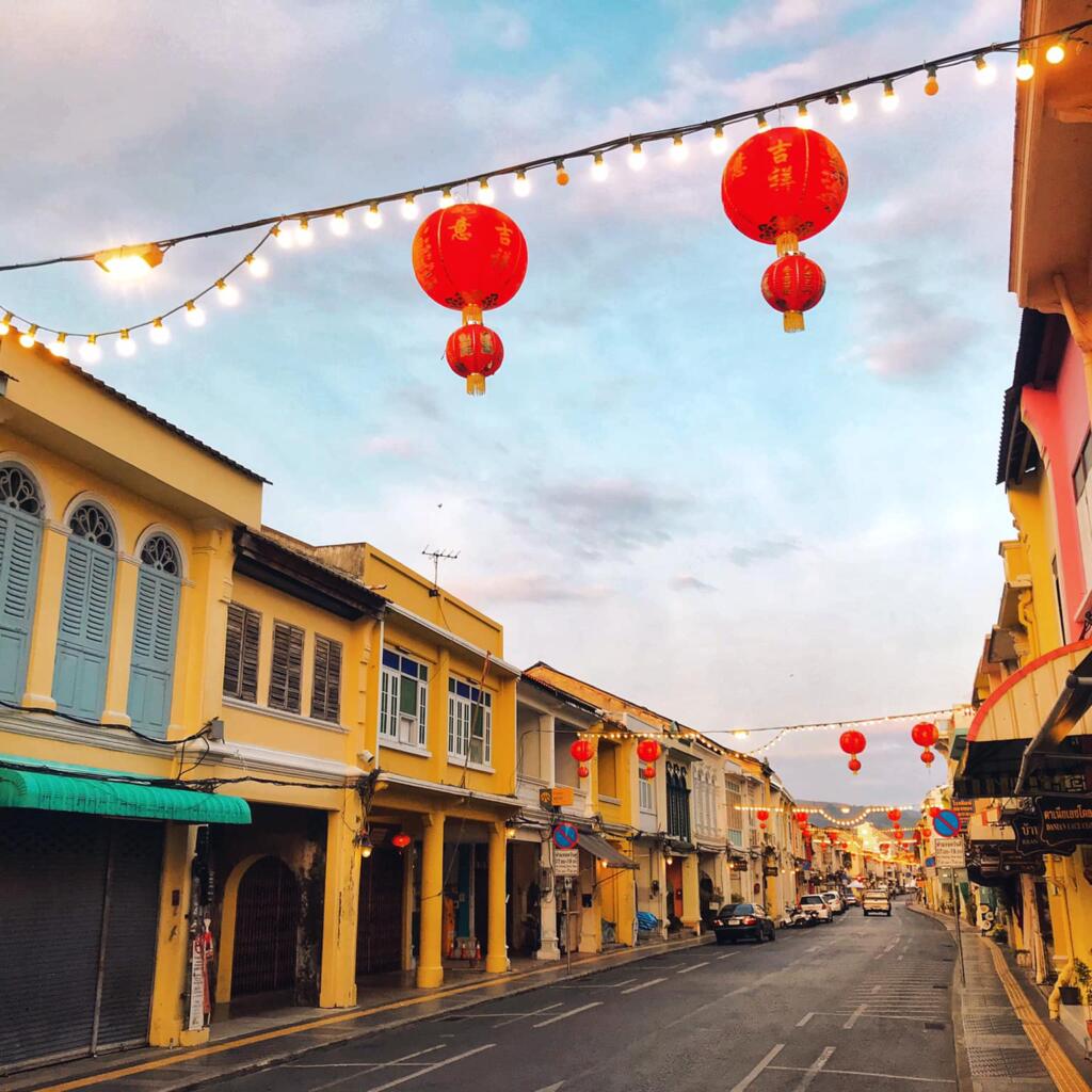 Chinese lanterns Phuket Old Town