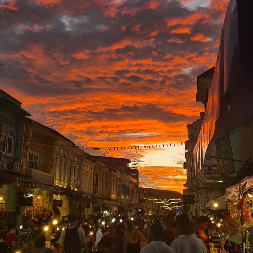 Phuket Old Town walking street Market