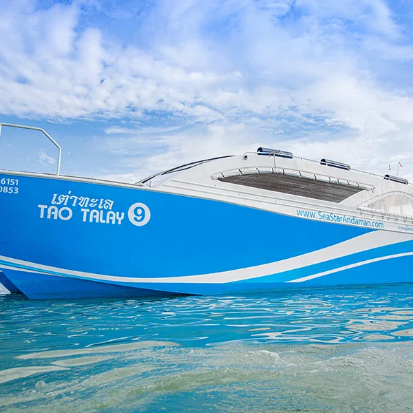speed catamaran on the-koh-rok-tour-phuket