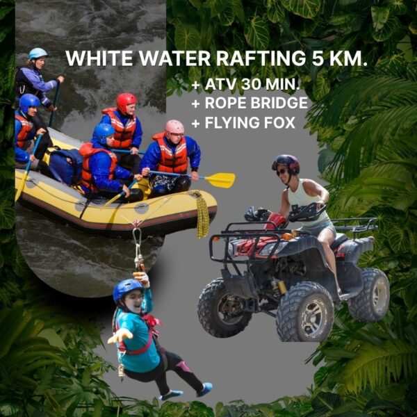 Phuket Premium Day Trip White Water Rafting ATV 30 min.