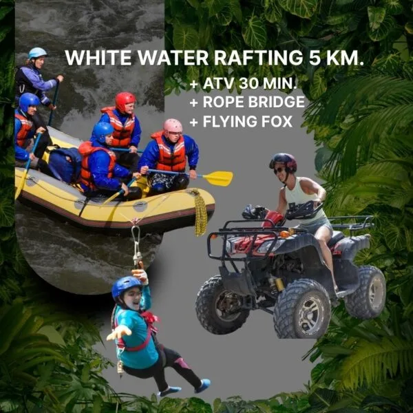 Phuket Premium Day Trip White Water Rafting ATV 30 min.