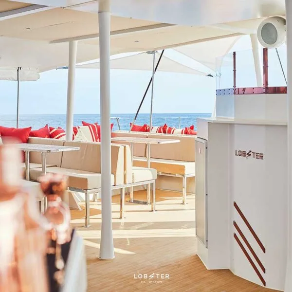 dance-area-on-lobster-yacht-catamaran-boat dance-area-on-lobster-yacht-catamaran-boat