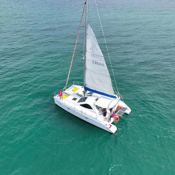 sailing-yacht-catamaran-sunset-tour-Coral-island-2