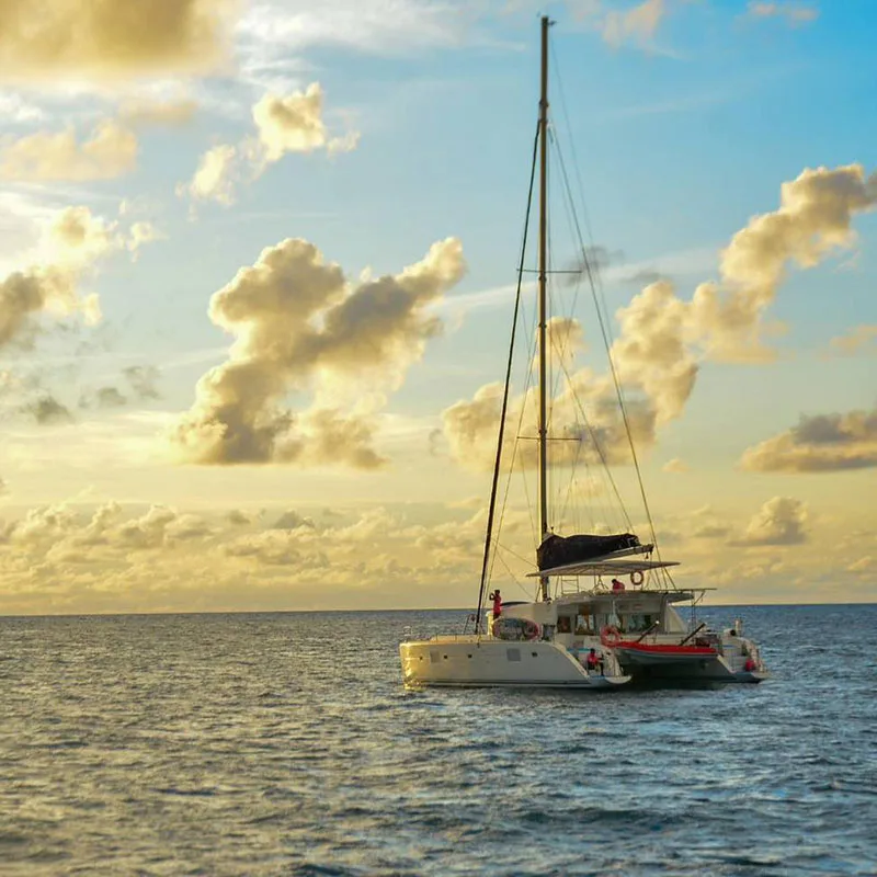 sailing-yacht-catamaran-sunset-tour-Coral-island