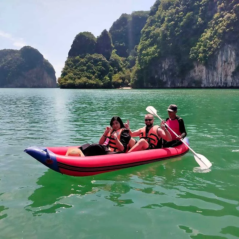 canoe-kayaking-tour-James-Bond-island-speed-catamaran