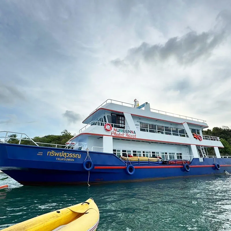 Phuket-full-day-canoe-james-bond-by-vip-big-boat-sunset