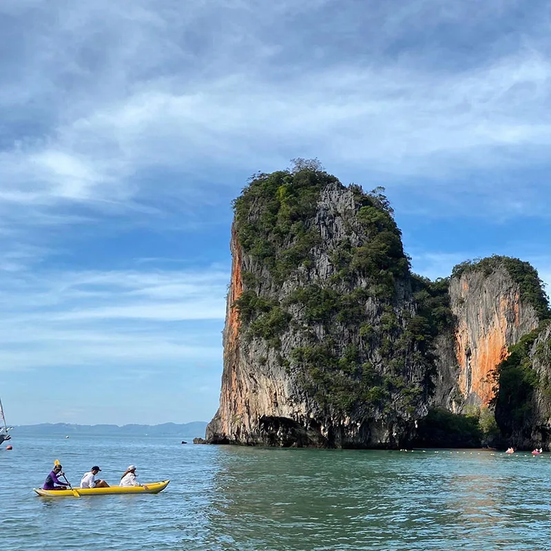canoeing-panak-island-James-Bond-tour-luxury-speed-catamaran-4