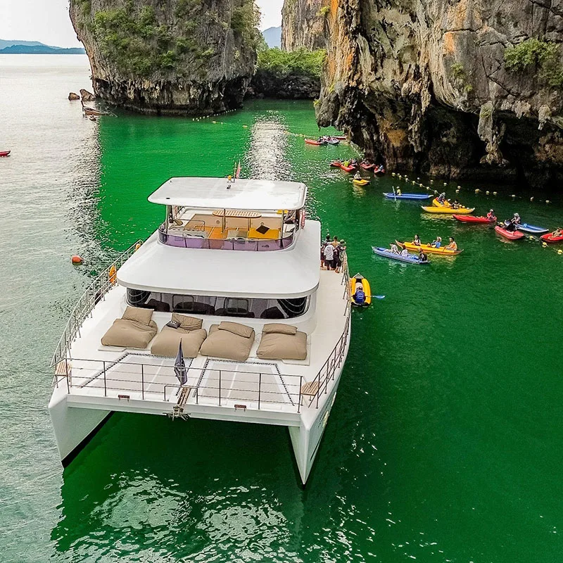 Motor-Yacht-Catamaran-Tours-James-Bond-Island-Sunset Motor-Yacht-Catamaran-Tours-James-Bond-Island-Sunset