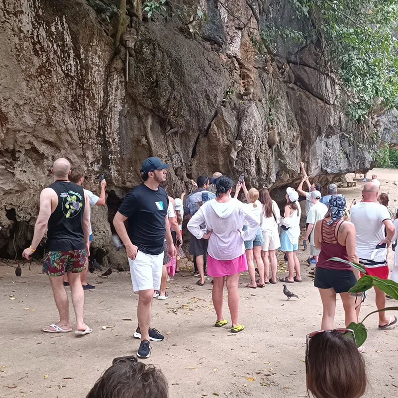 Phuket-Phang-Nga-White-Water-Rafting-Tour-monkey-cave-3