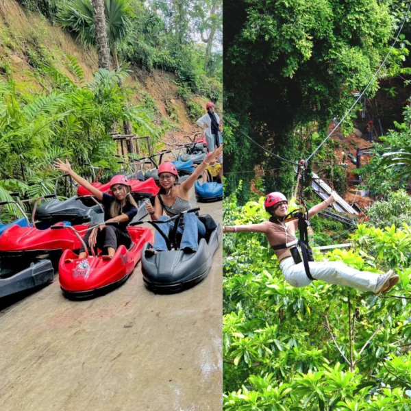 Phuket Activities Luge Riding Zipline Hanuman World