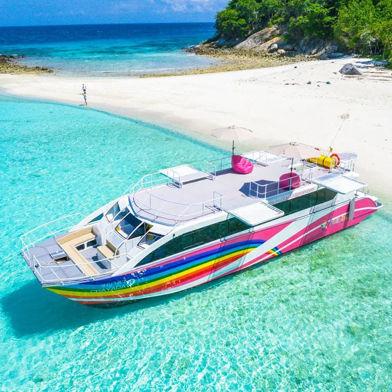Late-Lazy-Day-Similan-Island-Phuket,-Khaolak-Speed-Catamaran Late-Lazy-Day-Similan-Island-Phuket,-Khaolak-Speed-Catamaran