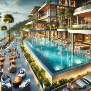 No Hotel Hassles Here - How We Secure the Best Phuket Stays for Every Budget a gorgeous 5 star hotel pool scene by the beach in Thailand
