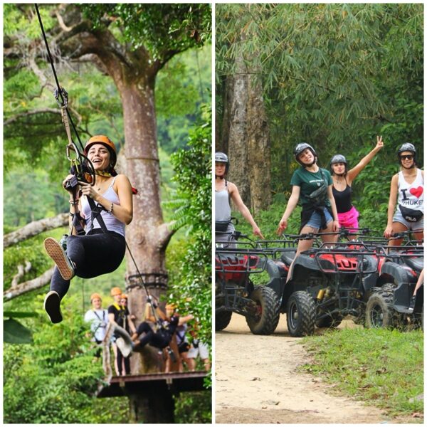 Combo Package ATV & Zipline Flying Hanuman Phuket Adventure