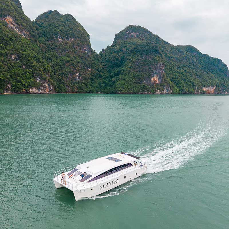 Premium-Catamaran-Sunset-James-Bond-Island-Panyee-Village Premium-Catamaran-Sunset-James-Bond-Island-Panyee-Village