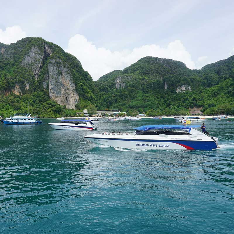 Speedboat-Transfer-Krabi-Klong-Jilad-to-Phi-Phi-Island Speedboat-Transfer-Krabi-Klong-Jilad-to-Phi-Phi-Island