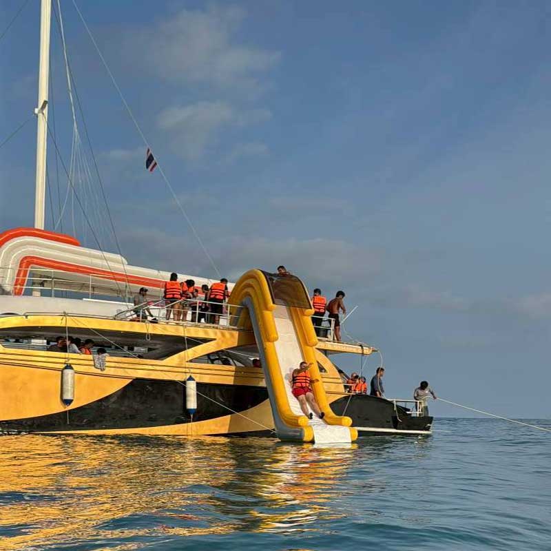 Phi-Phi-Bamboo-Island-Luxury-Speed-Catamaran-Water-Slide-2 Phi-Phi-Bamboo-Island-Luxury-Speed-Catamaran-Water-Slide-2
