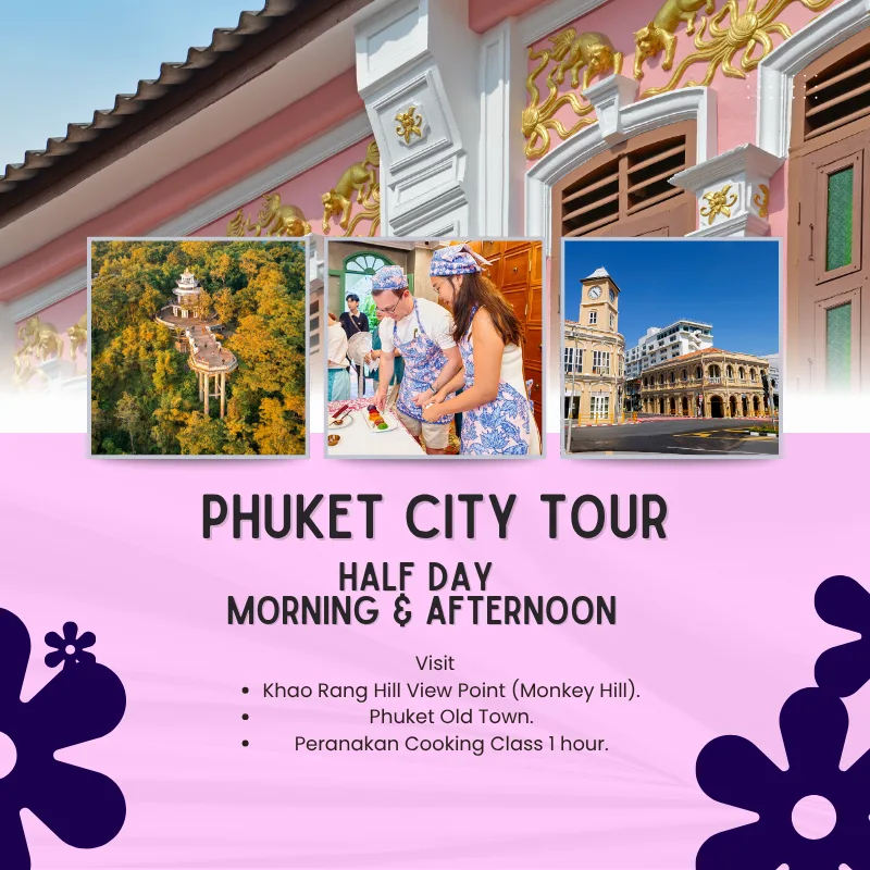 Phuket Old Town Half Day City Tour Peranakan Cooking Class